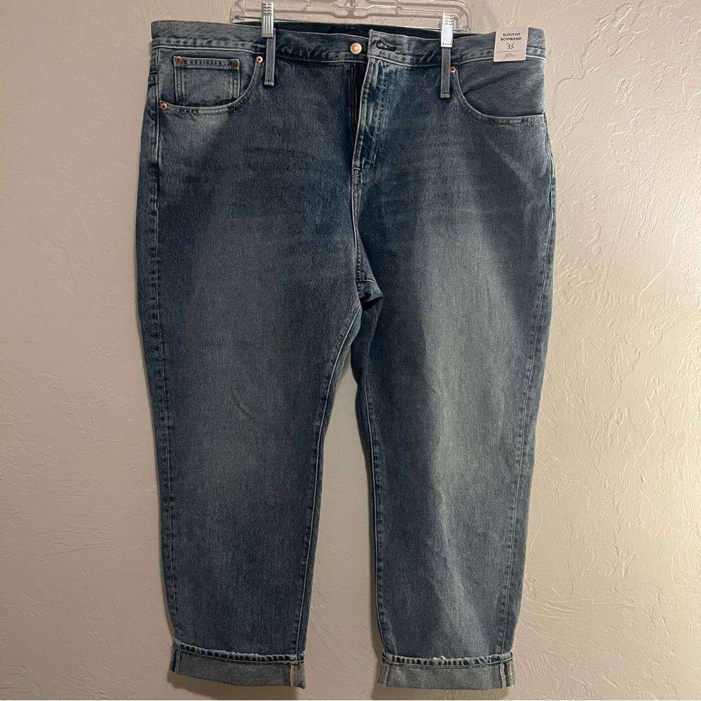 Women's J Crew Jeans Slouchy Boyfriend Jean Style AV761 Class 0D5 Size 35